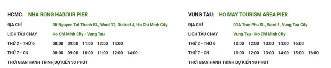 Kinh nghiệm đi tàu cao tốc Vũng Tàu, đâu là HÃNG SỐ 1 5