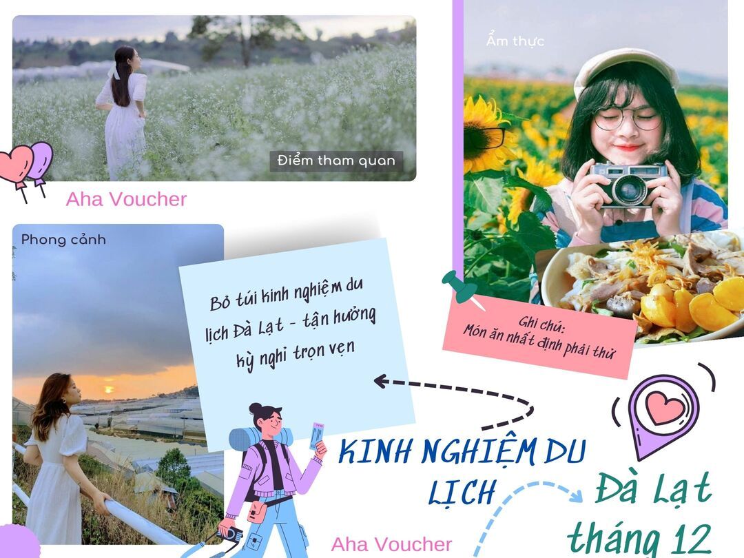 Kinh nghiệm du lịch Đà Lạt tháng 12 - mùa đẹp nhất...