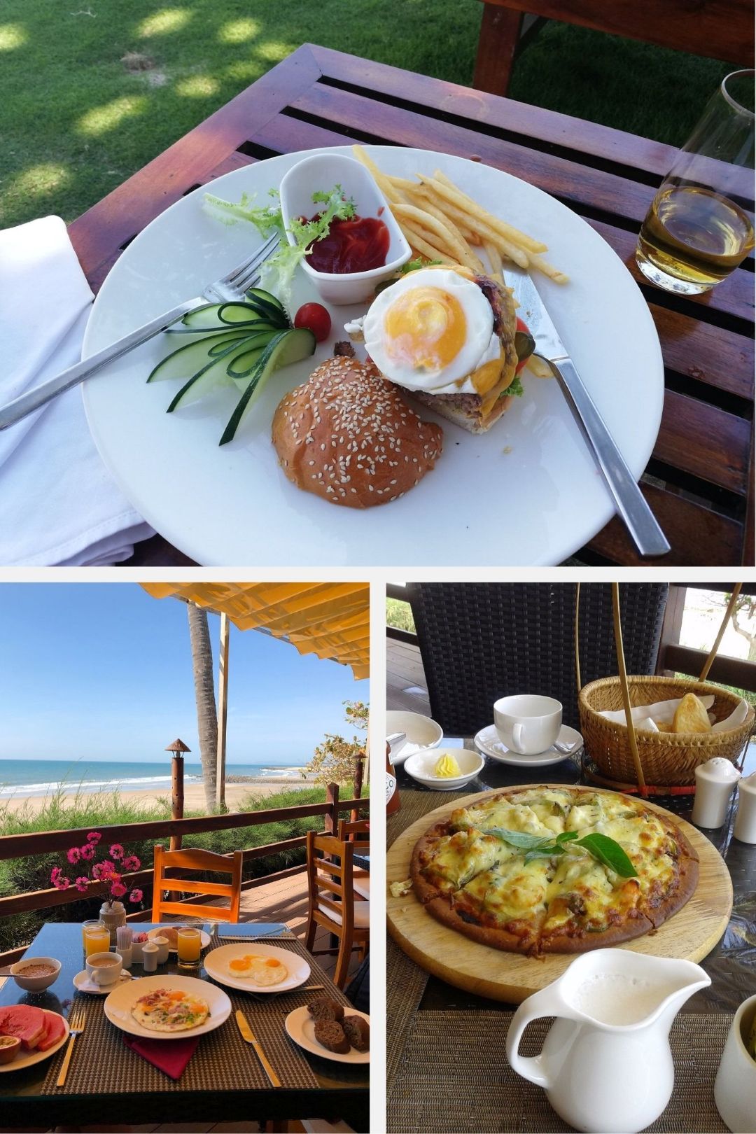 Menu món ăn tại Aroma Beach Resort Mũi Né được phục vụ khá đa dạng