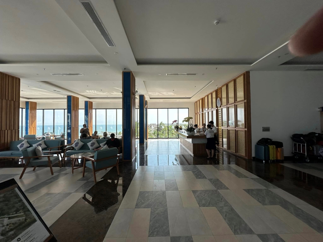 Khu vực sảnh check in Asteria Mũi Né