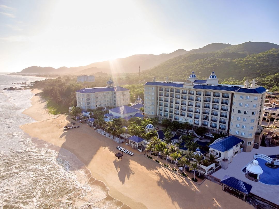 Bãi biển của Lan Rừng Resort được nhiều du khách đánh giá cao