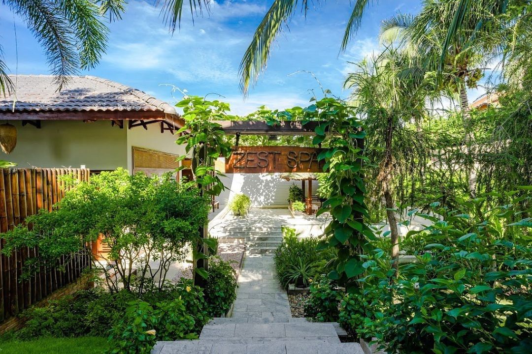 Không gian tại resort The Cliff Resort Mũi Né mang đến cảm giác gần gũi với thiên nhiên
