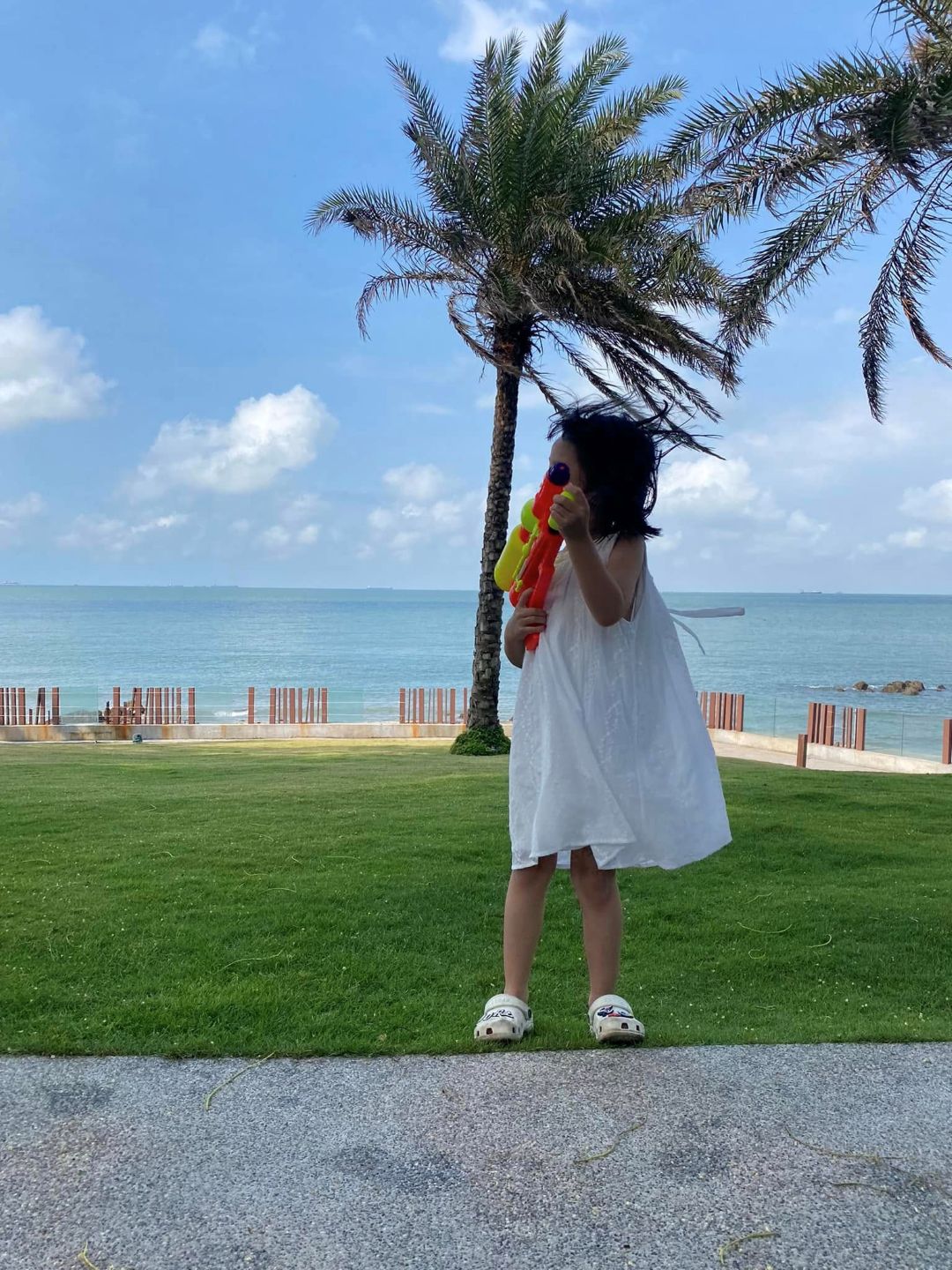 Chill cùng khách nhí trong khuôn viên của Mercure Vũng Tàu
