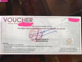 Cần thanh lý voucher 3N2Đ khách sạn Durparc Đà lạt