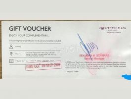 Cần thanh lý voucher Crowne Plaza Vĩnh Yên - Chỉ 1.900.000