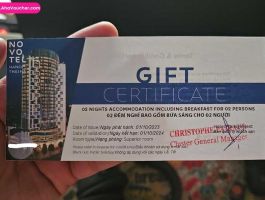 CẦN THANH LÝ VOUCHER NOVOTEL HÀ NỘI THÁI HÀ