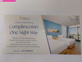 CẦN THANH LÝ VOUCHER SALA GRAND TUY HOÀ PHÚ YÊN - Chỉ 700.000